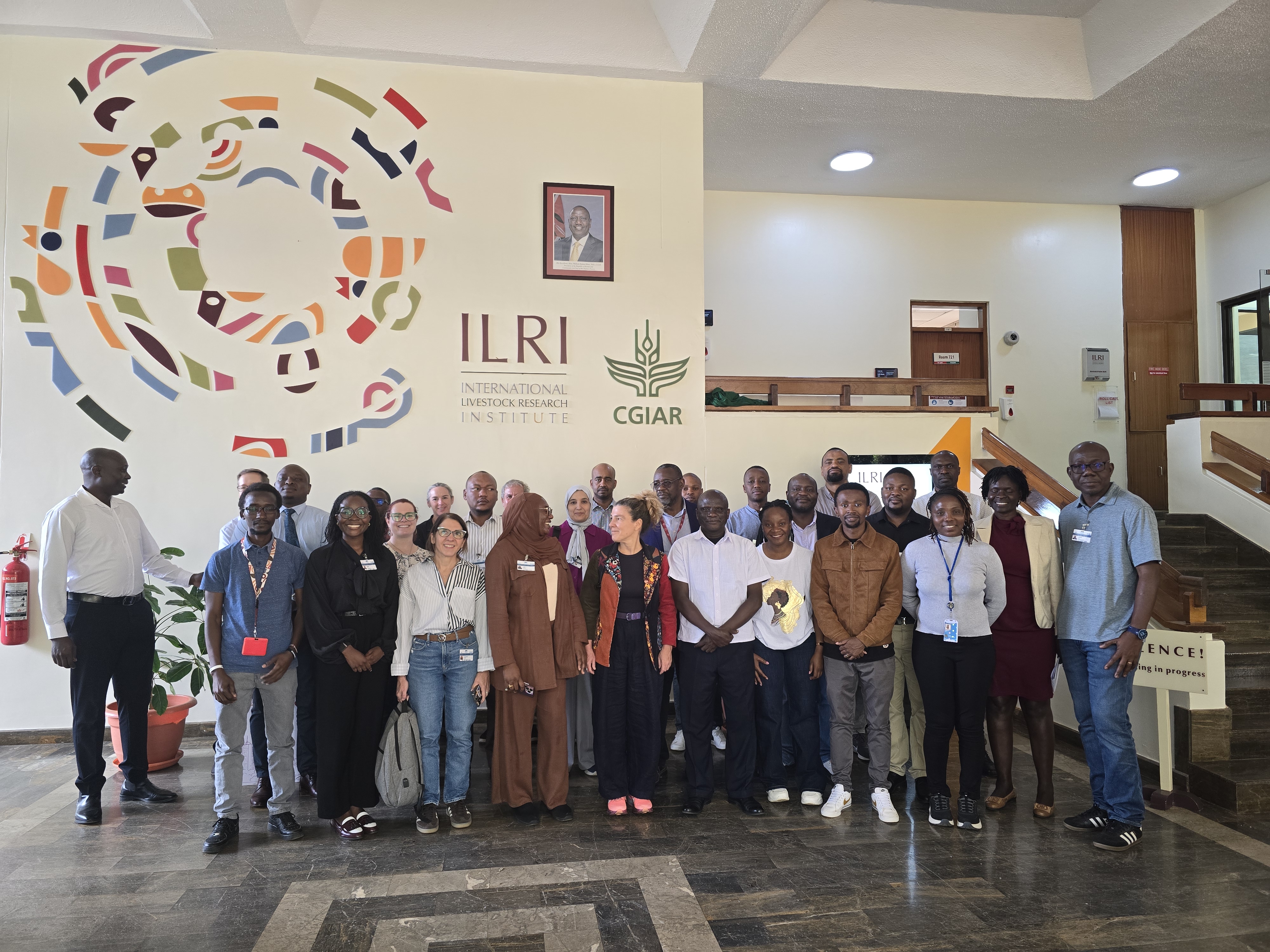 Workshop participants at the ILRI campus