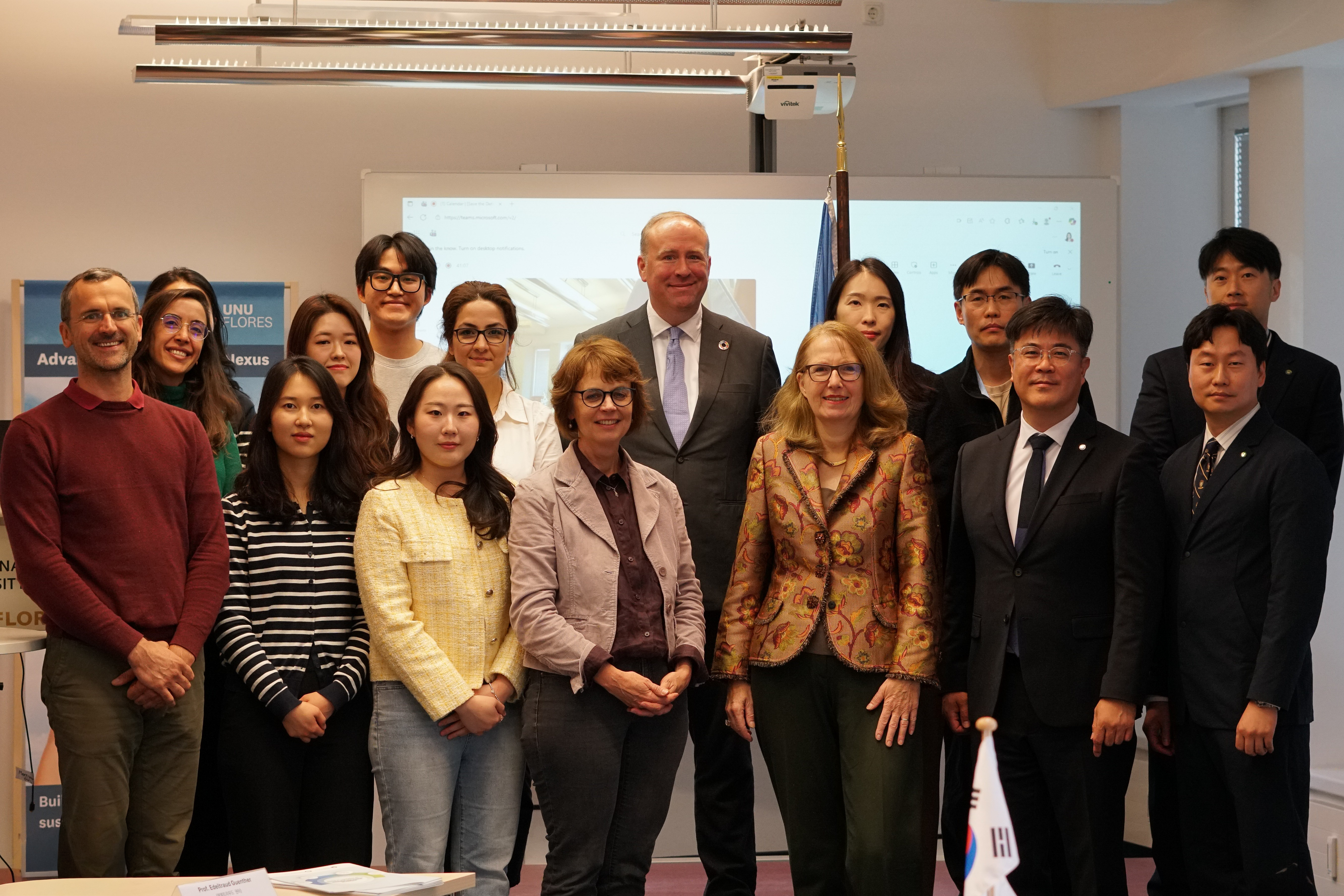 K-eco Delegation at UNU-FLORES