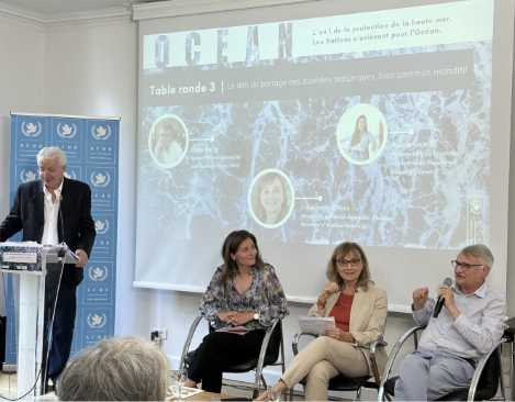 ©️ UNU Paris - From left to right: Marine Lecerf, Frédérique Chlous, and Denis Bailly. 