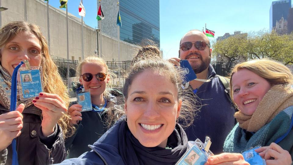 UNU-MERIT staff and partners at the UN Water Conference in New York. 