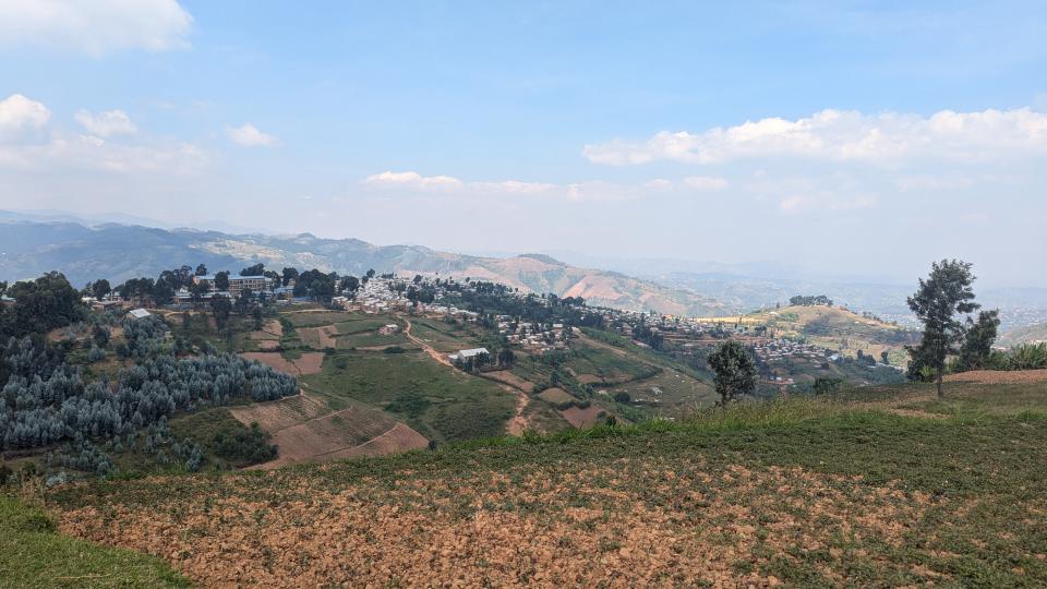 Karongi Refugee Camp, situated atop the hills of Rwanda; home to Congolese refugees for more than 20 years.