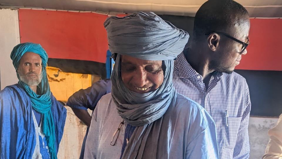 Centre: A teacher of languages in Timbuktu, including many near-dead tribal languages from this beautiful part of the world. He has a smile and a twinkle in his eye when I ask him about the libraries in the desert.