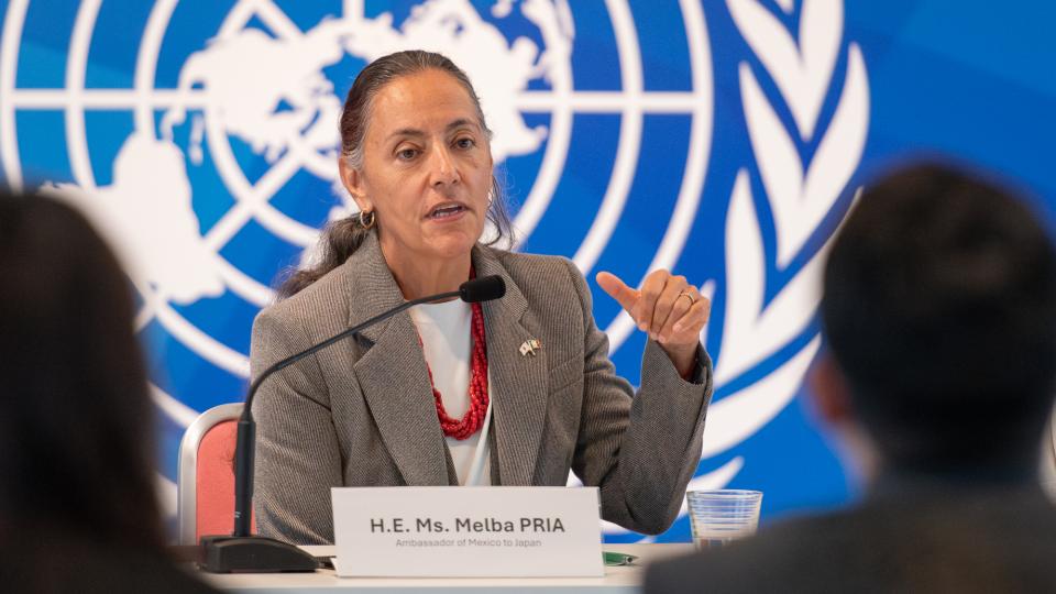 H.E. Ms. Melba Pría, Ambassador of Mexico to Japan