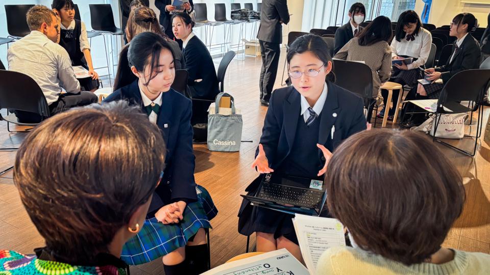 Tokyo High School English Presentation Cup finalists at UNU