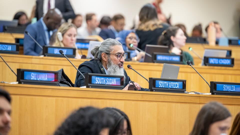 A view of participants during the preparatory committee for the Fourth International Conference on Financing for Development (10-14 February 2025).