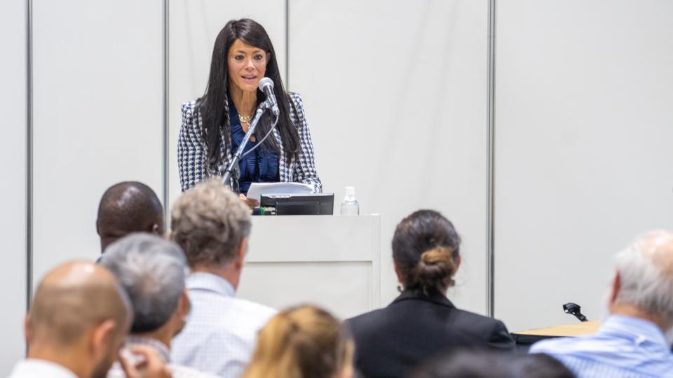 Dr. Rania Al-Mashat, Minister of Planning, Economic Development and International Cooperation of Egypt at TICAD 9