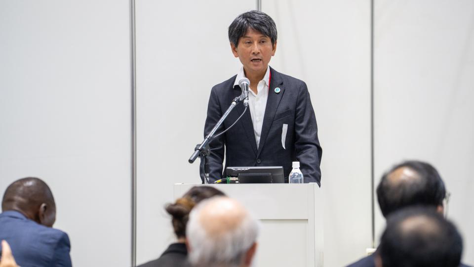 Mr. Nobuo Kiriyama, Director General for International Affairs, Global Strategy Bureau at the Ministry of Internal Affairs and Communications of Japan
