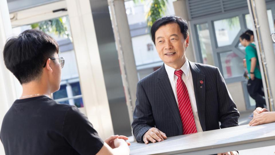 Prof S. Joe Qin, President and Wai Kee Kau Chair Professor of Data Science at Lingnan University