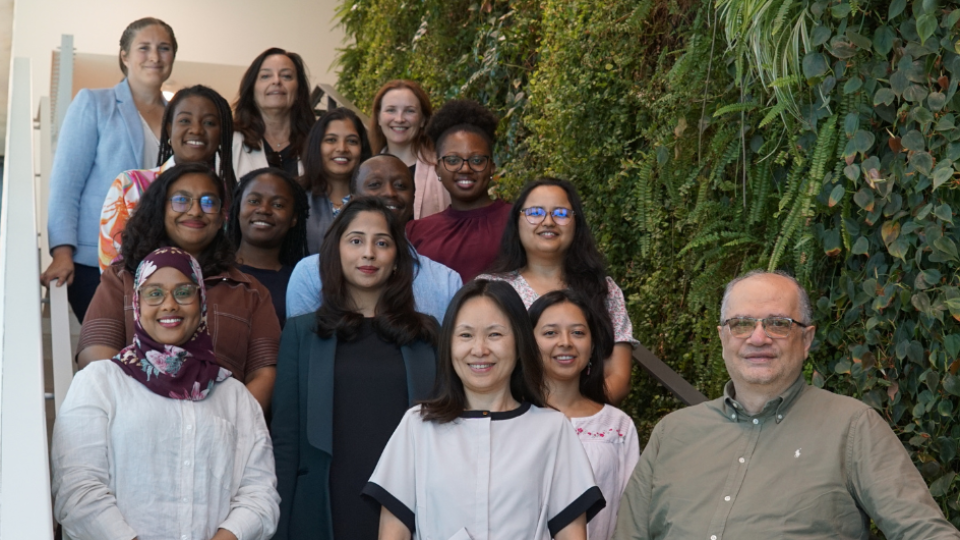 Group photo of UNFCCC-UNU Early Career Fellows