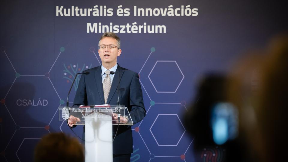 Minister of Culture and Innovation of Hungary Balázs Hankó 