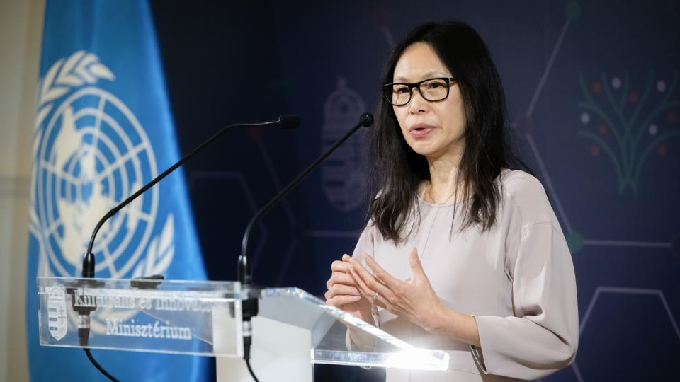 UNU Senior Vice-Rector in Europe Shen Xiaomeng