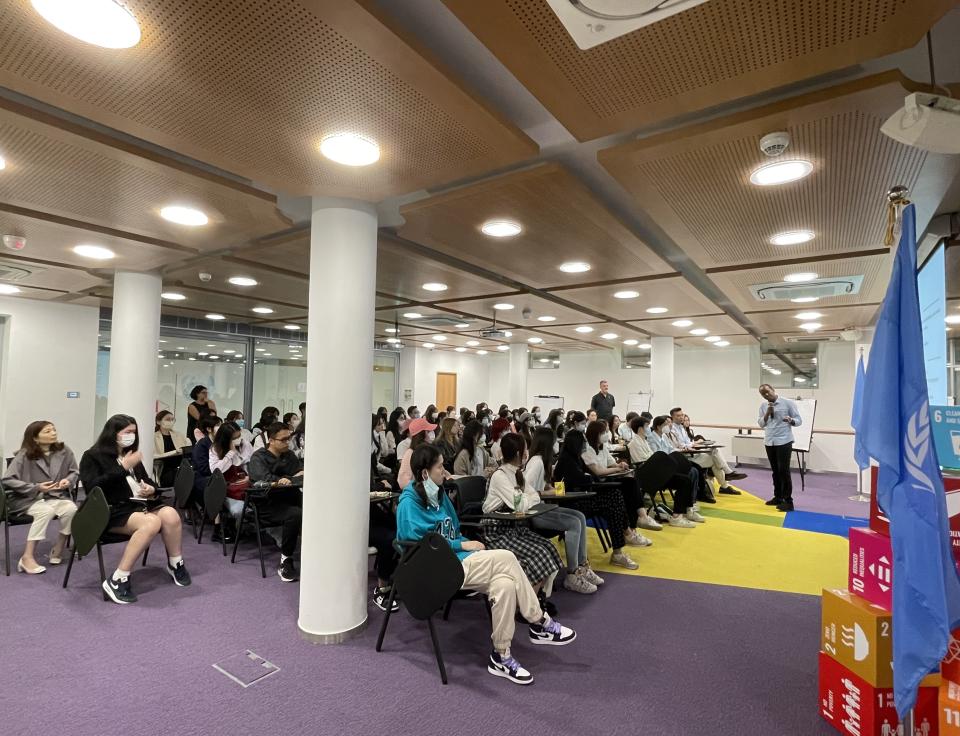 City University of Macau's students visit UNU Macau City University of Macau's students visit UNU Macau