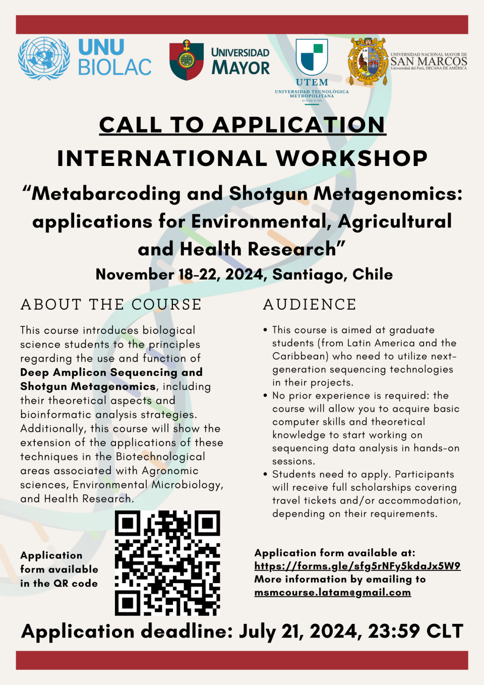 Metabarcoding course, Chila