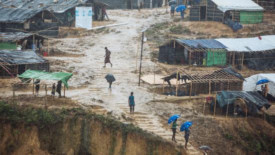 Kutupalong refugee camp, Cox's Bazar, Bangladesh.