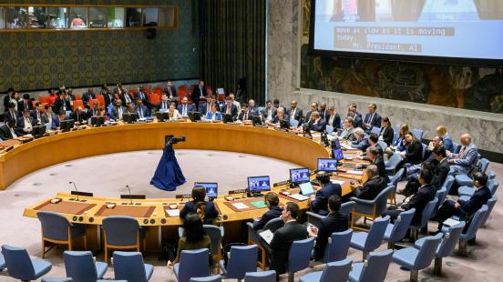 The UN Security Council meets to discuss artificial intelligence under the topic: “Artificial intelligence: Opportunities and Risks for International Peace and Security” in July 2023. 