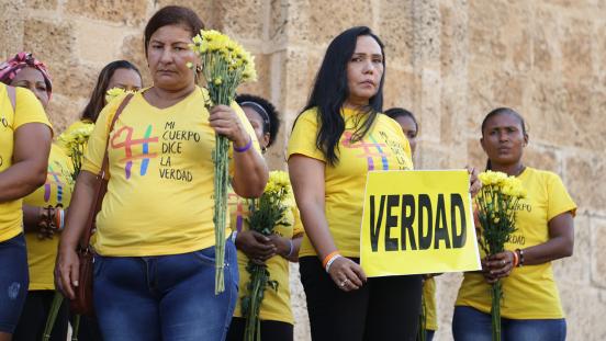 Key themes of the 2016 peace agreement were to encourage transitional justice and accountability processes, and to increase the participation and inclusion of women. These themes were strongly represented in PBF-supported projects in Colombia, including in the PBF/COL/C-1 project depicted above, supporting women to participate in the activities of the Truth Commission. 