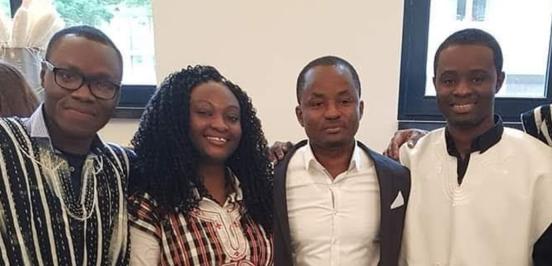 L-R: Solomon Owusu, Davina Osei, Elvis Avenyo and Victor Osei Kwadwo