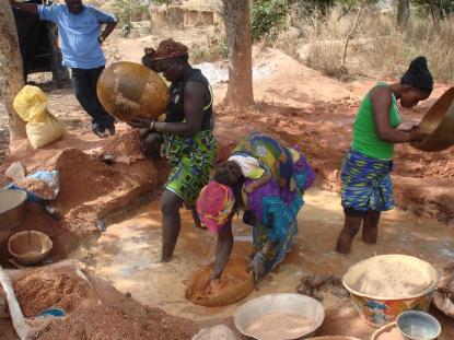 Mali: small scale gold mining