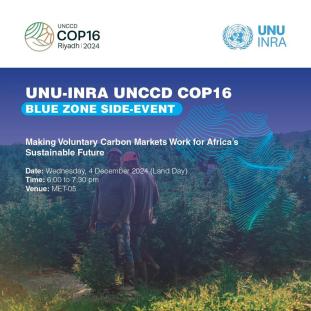 UNCCD COP16 Blue Zone side event