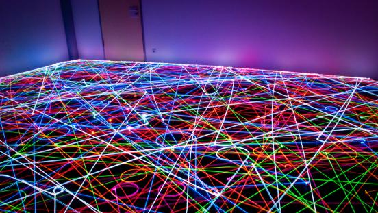 Part of a "Roomba Art" picture series produced by Tobias Baumgartner, Marcus Brandenburger, Tom Kamphans, Alexander Kroeller, and Christiane Schmidt of the IBR Algorithm Group and Braunschweig University of Technology.