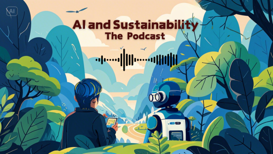 AI and Sustainability Podcast Art 