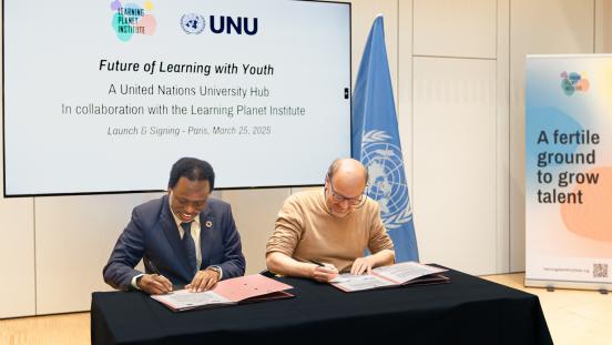 UNU and LPI launch UNU Hub in Paris