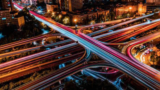 Illuminated Viaducts in City, Thomas Lin / Pexels