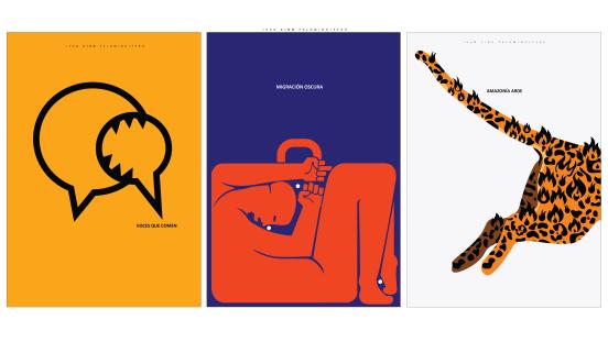 A selection of artwork by Ciro Palomino