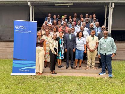 Participants of the Science-Policy Dialogue with the Ambassador of Canada to Zimbabwe, H.E. Adler Aristilde, Cresta Lodge, Harare, Zimbabwe.