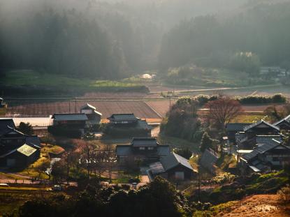 A village in Noto Peninsula, Ishikawa Prefecture, Japan