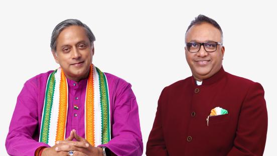Shashi Tharoor and Raj Kumar