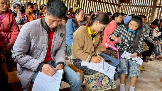 Community-led disaster planning workshop