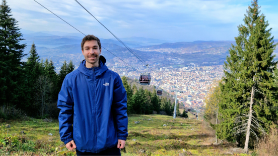 Nico Frick in Bosnia & Herzegovina. 
