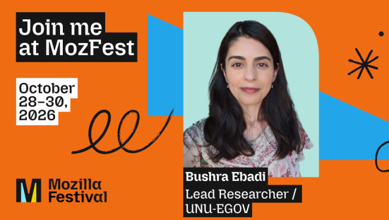 Bushra at MozFest