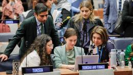 Delegates at the 67th session of the Commission on the Status of Women 