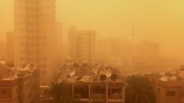 Dust storm in Kuwait