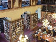 A picture of a library in Budapest