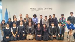 TEP-CUP Finalists Visit UNU