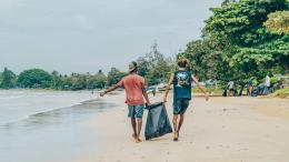 Beach cleanup
