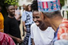 Team building for national youth action plan in Guinea.