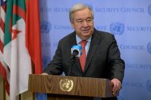 UN Secretary-General António Guterres briefs reporters on the launch of his UN80 Initiative.