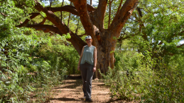 Anna Stamatogiannakis at Lake Baringo, Kenya. 