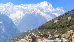 Houses in the Himalayas