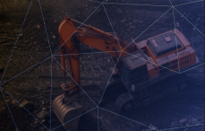 Digger on site mining with geometric overlay
