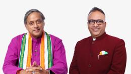 Shashi Tharoor and Raj Kumar