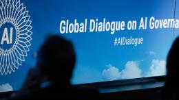 Global Dialogue for AI Governance session