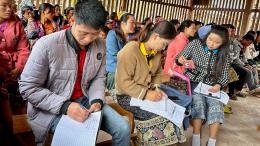 Community-led disaster planning workshop