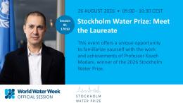 Stockholm Water Prize Laureate