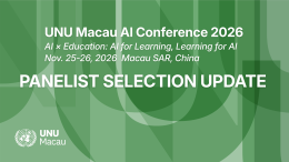 UNU Macau AI Conference 2026