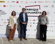 The round table speakers at Fabrique de la diplomatie